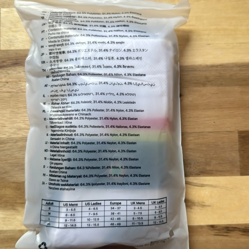 [Apple] NWT Employee 2024 Close Your Rings Challenge 2 pair socks US Medium
